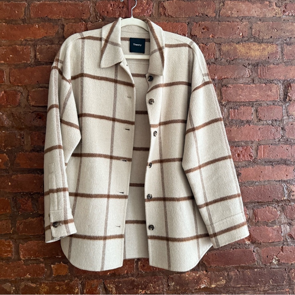 Theory Plaid Jacket